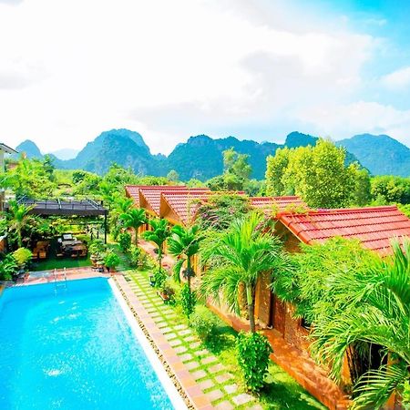 Hillside View Bungalow Homestay Phong Nha Bagian luar foto