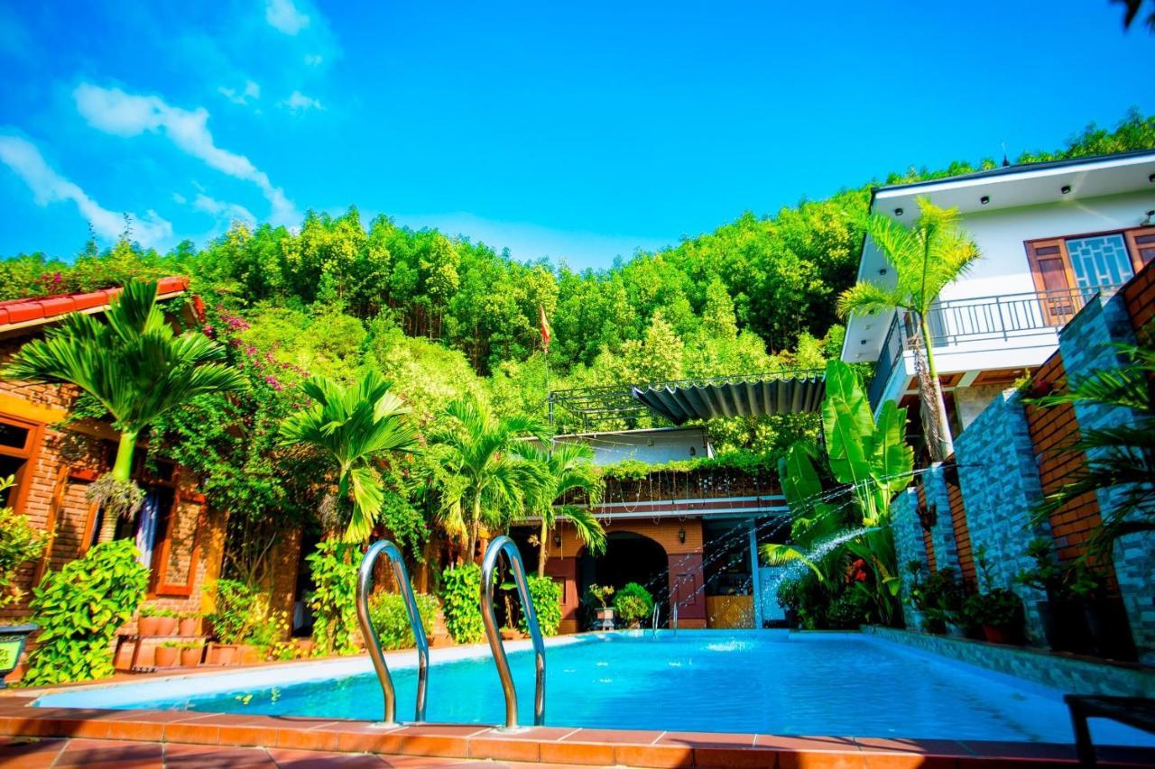 Hillside View Bungalow Homestay Phong Nha Bagian luar foto