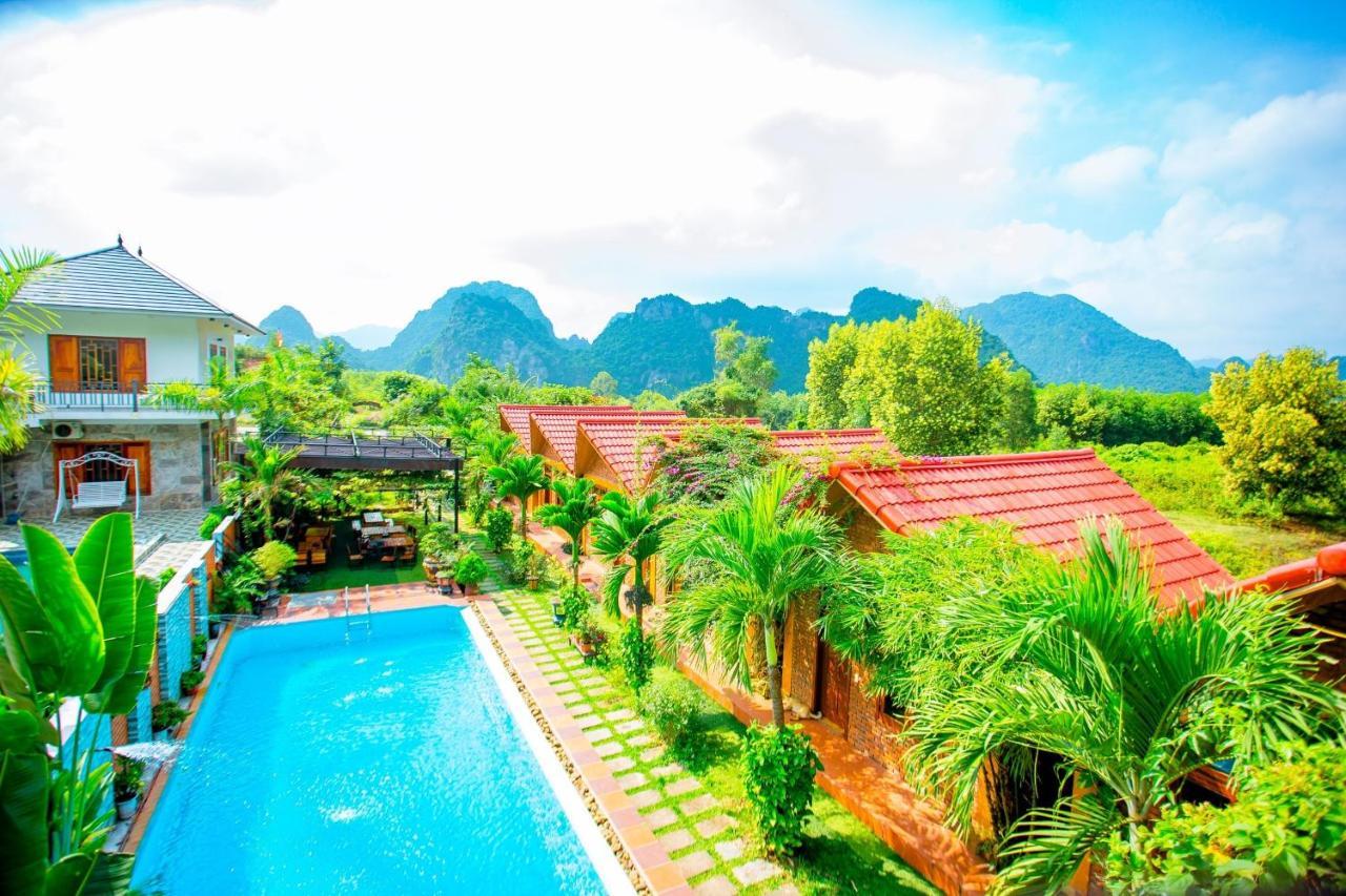 Hillside View Bungalow Homestay Phong Nha Bagian luar foto